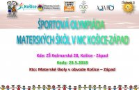 Košice Školská olympiáda MŠ - Propozície